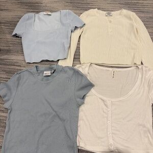 Assorted Aritzia Cropped Tops